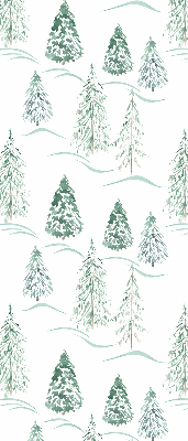 Fabric roller blind Trees