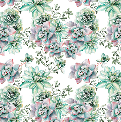 Modern roller blind Green plants