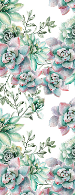 Modern roller blind Green plants