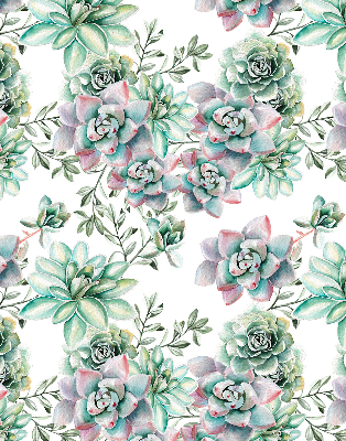 Modern roller blind Green plants