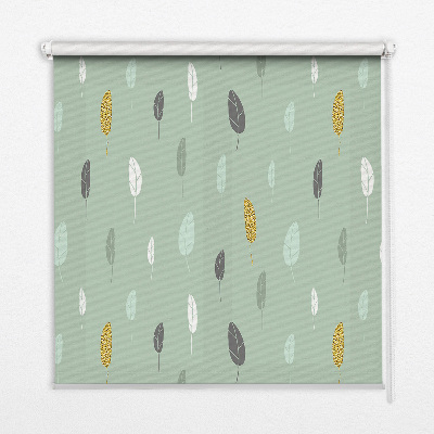 Roller blind for large window Colorful trees