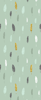 Roller blind for large window Colorful trees