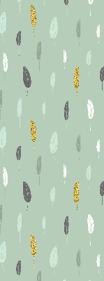 Roller blind for large window Colorful trees