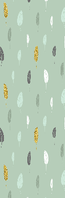 Roller blind for large window Colorful trees