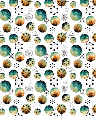 Modern roller blind Colored circles