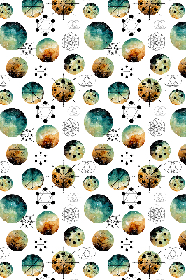 Modern roller blind Colored circles