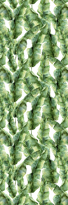 Roller blind for large window Leaves