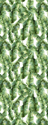 Roller blind for large window Leaves