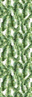 Roller blind for large window Leaves