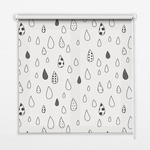 Fabric roller blind Drops
