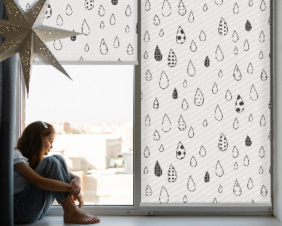 Fabric roller blind Drops