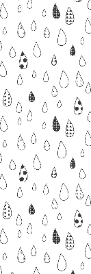 Fabric roller blind Drops