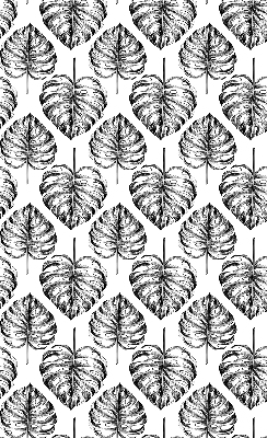 Modern roller blind Gray leaves