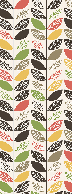 Fabric roller blind Colorful leaves