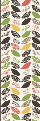 Fabric roller blind Colorful leaves