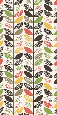 Fabric roller blind Colorful leaves