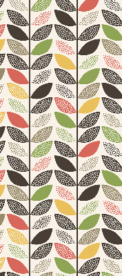 Fabric roller blind Colorful leaves