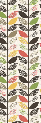 Fabric roller blind Colorful leaves