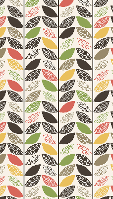 Fabric roller blind Colorful leaves