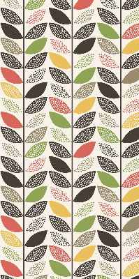 Fabric roller blind Colorful leaves