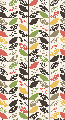 Fabric roller blind Colorful leaves