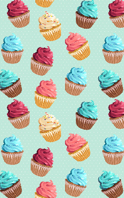 Modern roller blind Cupcakes