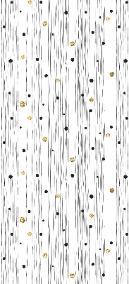 Roller blind for large window Stripes and dots
