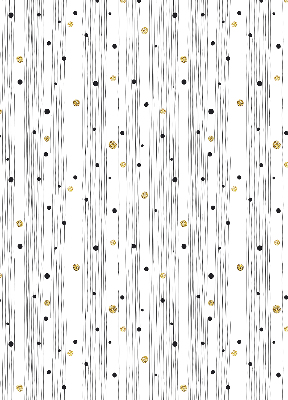 Roller blind for large window Stripes and dots