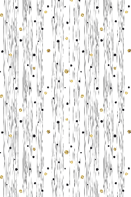 Roller blind for large window Stripes and dots