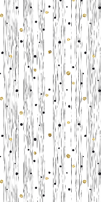 Roller blind for large window Stripes and dots