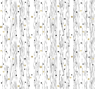 Roller blind for large window Stripes and dots
