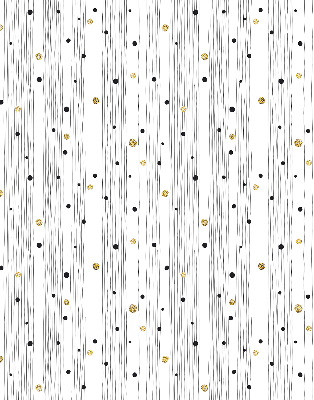 Roller blind for large window Stripes and dots