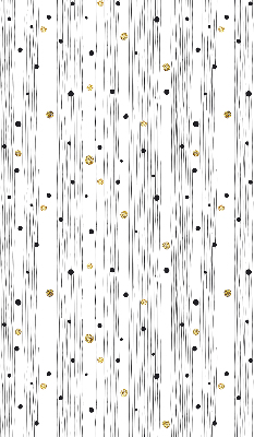 Roller blind for large window Stripes and dots