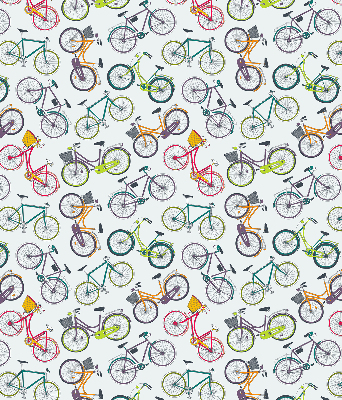 Fabric roller blind Bicycles