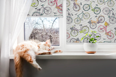 Fabric roller blind Bicycles