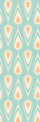 Roller blind for large window Colorful avocado