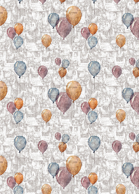 Modern roller blind Balloons