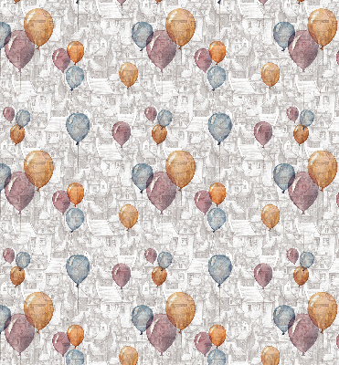 Modern roller blind Balloons