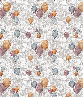 Modern roller blind Balloons