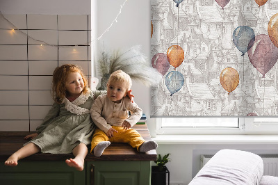 Modern roller blind Balloons