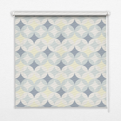 Roller blind for large window Colorful stars