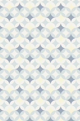 Roller blind for large window Colorful stars