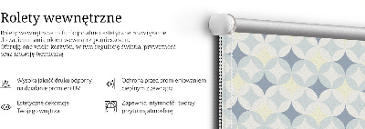 Roller blind for large window Colorful stars