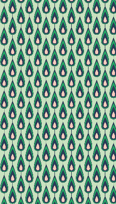 Fabric roller blind Drawn avocado