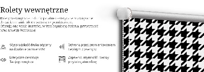 Modern roller blind Geometric pattern