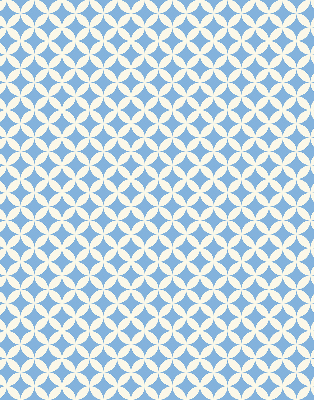 Fabric roller blind Blue stars