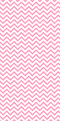 Roller blind for large window Horizontal pink zigzags