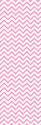 Roller blind for large window Horizontal pink zigzags