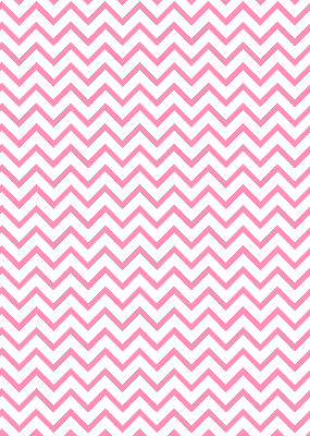 Roller blind for large window Horizontal pink zigzags
