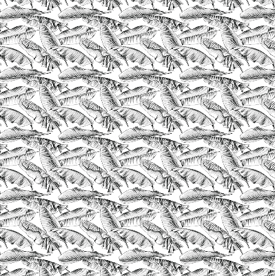 Fabric roller blind Fern leaves
